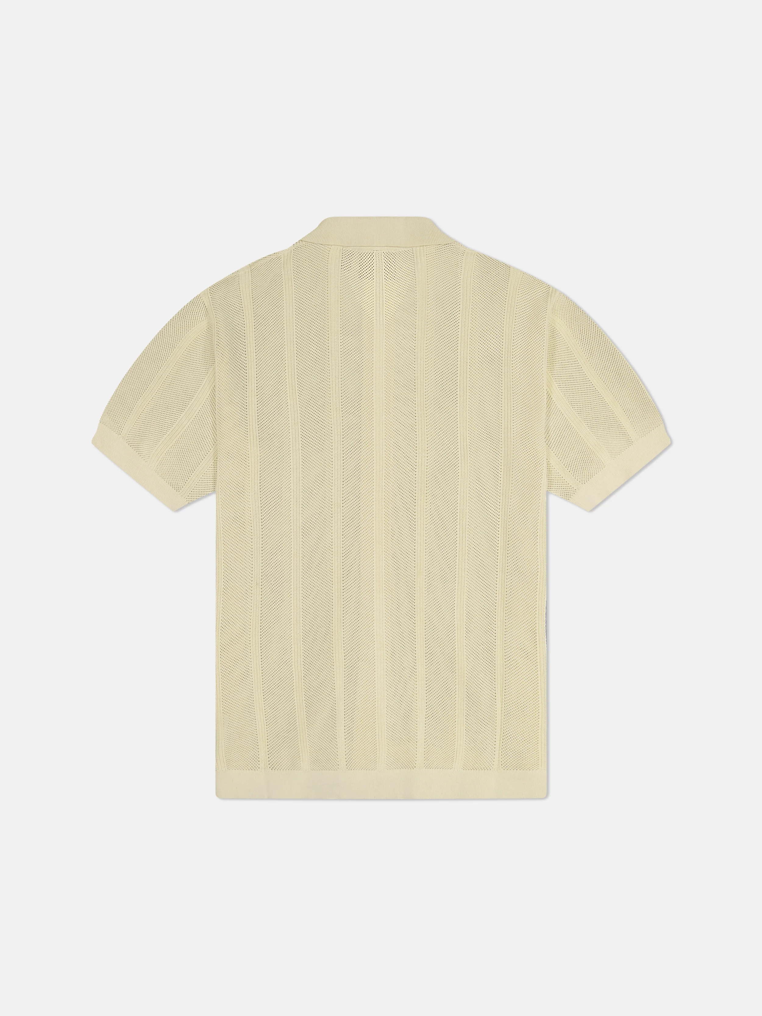 S/S POLO BUTTON FRONT SWEATER PEARL BUTTONS - Image 3