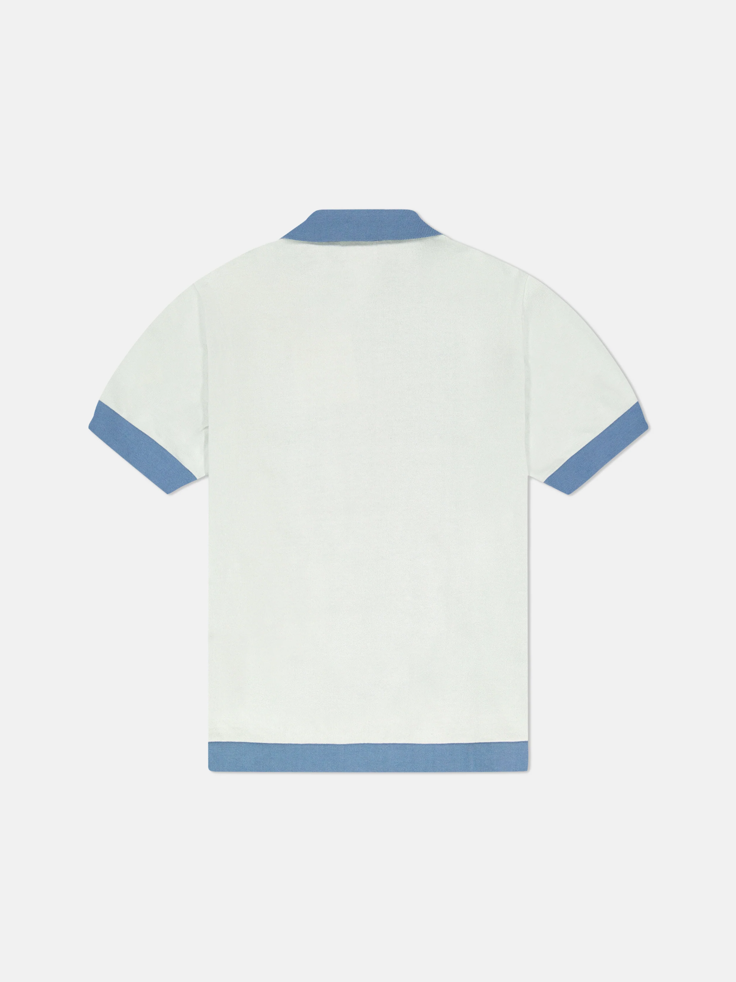 S/S POLO COLLAR CARDIGAN BORDER - Image 3