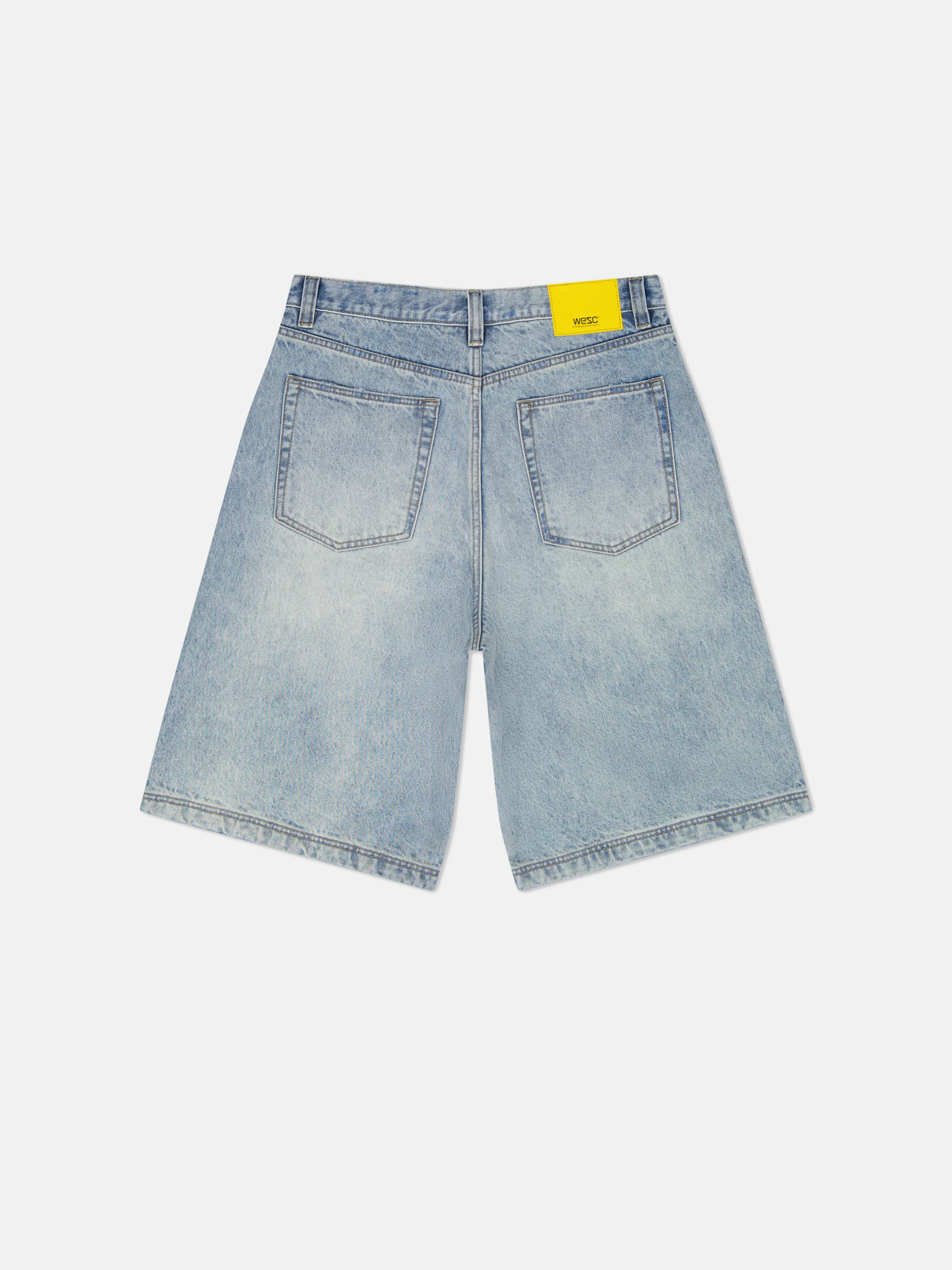 DENIM LONG SHORTS - Image 3