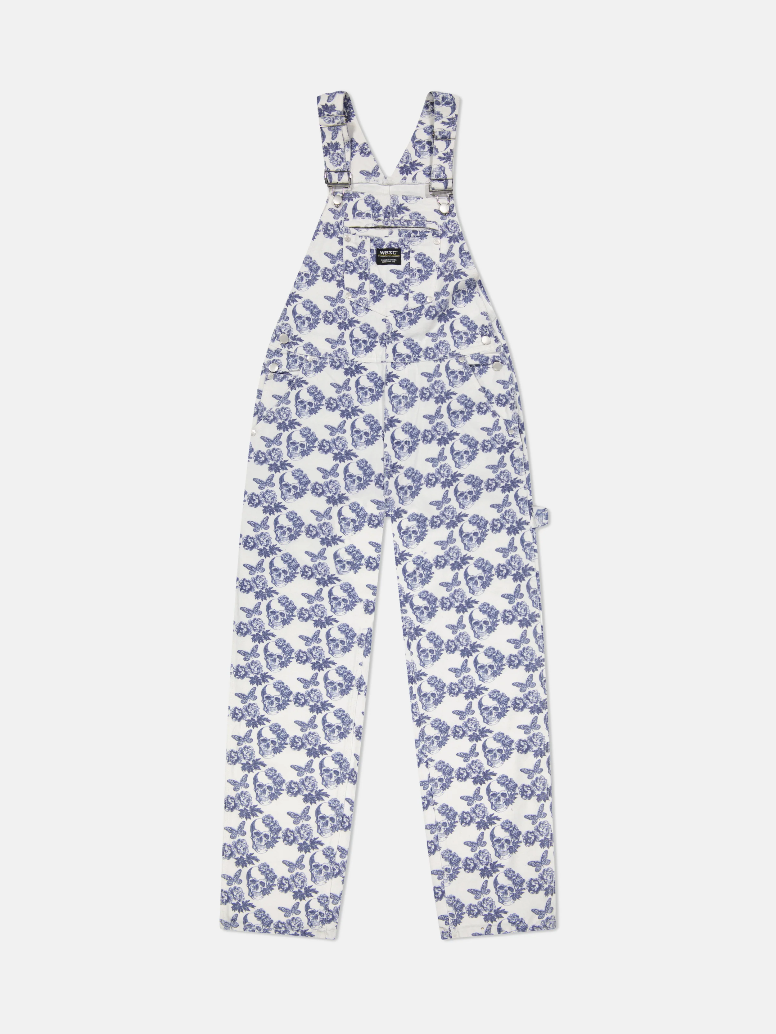 OVERALL SKULL FLOWERS BUTTERFLIES - Image 2