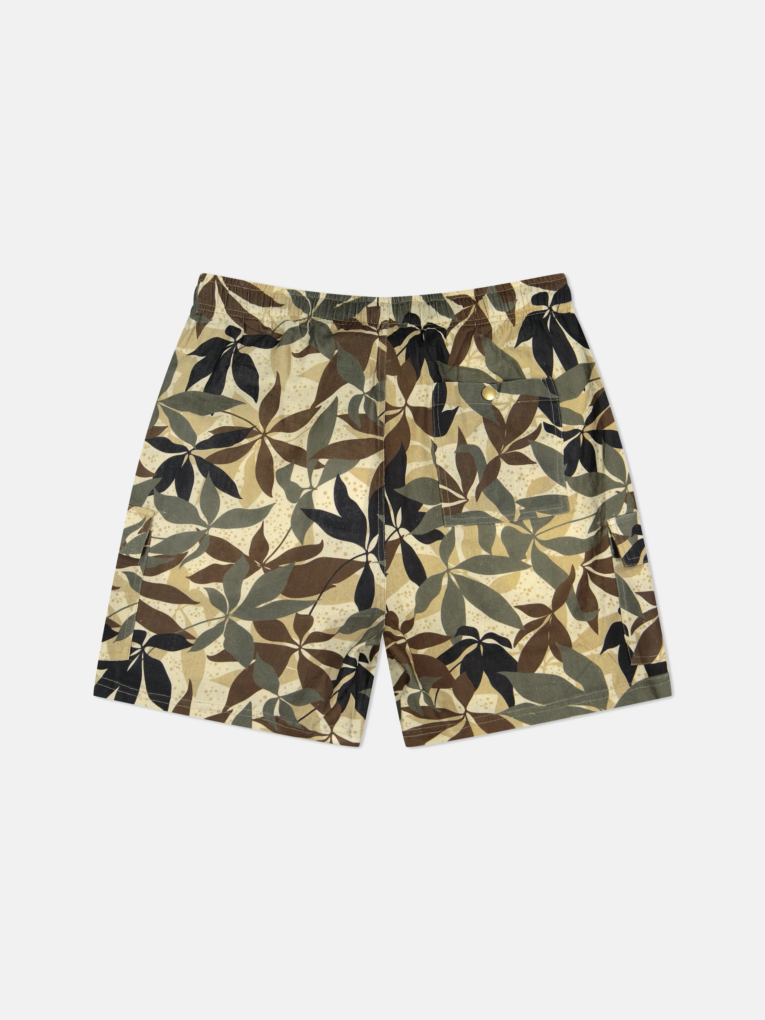 LINEN UTILITY CARGO SHORTS PACHIRA - Image 2