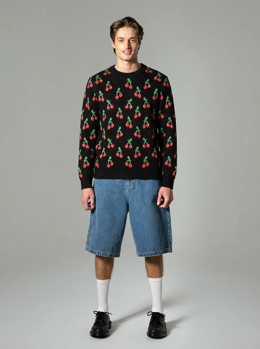 LEON SWEATER CHERRIES - Image 2